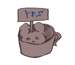 Quibble cup poodle sticker #6270047