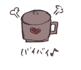 Quibble cup poodle sticker #6270079