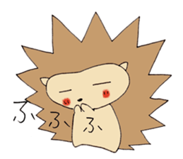 A little negative porcupine. sticker #6270658