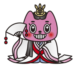 SAN-NO-MIYA the Princess Cat sticker #6270785