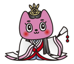 SAN-NO-MIYA the Princess Cat sticker #6270786