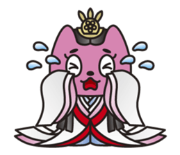SAN-NO-MIYA the Princess Cat sticker #6270789