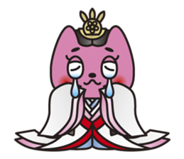 SAN-NO-MIYA the Princess Cat sticker #6270791