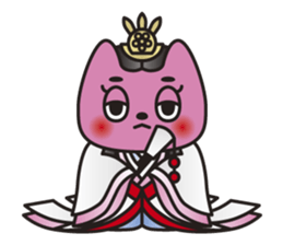 SAN-NO-MIYA the Princess Cat sticker #6270793