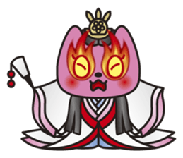 SAN-NO-MIYA the Princess Cat sticker #6270795