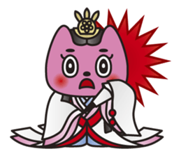 SAN-NO-MIYA the Princess Cat sticker #6270796