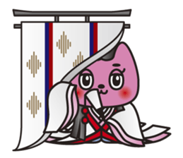 SAN-NO-MIYA the Princess Cat sticker #6270806