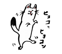 Tamu's" out tongue ermine" sticker #6270946