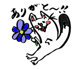 Tamu's" out tongue ermine" sticker #6270953