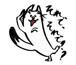 Tamu's" out tongue ermine" sticker #6270956