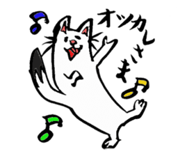 Tamu's" out tongue ermine" sticker #6270957