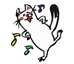 Tamu's" out tongue ermine" sticker #6270964