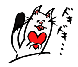 Tamu's" out tongue ermine" sticker #6270965