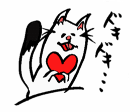 Tamu's" out tongue ermine" sticker #6270965