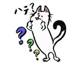 Tamu's" out tongue ermine" sticker #6270967