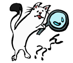 Tamu's" out tongue ermine" sticker #6270968