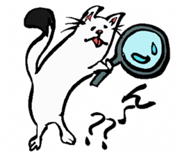 Tamu's" out tongue ermine" sticker #6270968