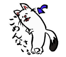 Tamu's" out tongue ermine" sticker #6270979