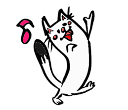 Tamu's" out tongue ermine" sticker #6270980