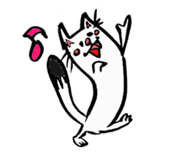 Tamu's" out tongue ermine" sticker #6270980