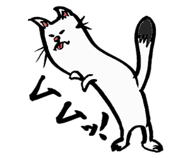 Tamu's" out tongue ermine" sticker #6270981