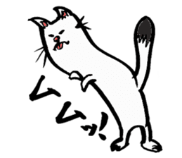 Tamu's" out tongue ermine" sticker #6270981