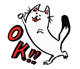 Tamu's" out tongue ermine" sticker #6270983