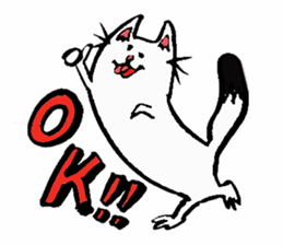 Tamu's" out tongue ermine" sticker #6270983