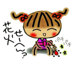 Kansai accent and summer! Cute MI. 3. sticker #6271776