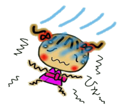 Kansai accent and summer! Cute MI. 3. sticker #6271808