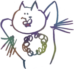 Hairy creature sticker #6272261