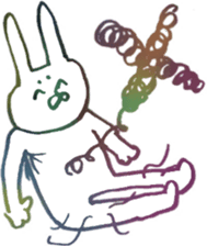 Hairy creature sticker #6272262