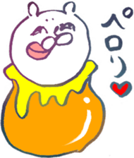 Hairy creature sticker #6272263