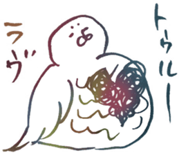 Hairy creature sticker #6272273