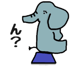 Sticker of the elephant sticker #6272451