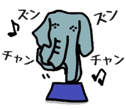 Sticker of the elephant sticker #6272458