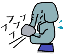 Sticker of the elephant sticker #6272465