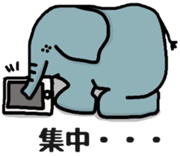 Sticker of the elephant sticker #6272466