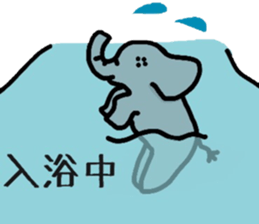 Sticker of the elephant sticker #6272468