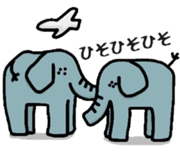 Sticker of the elephant sticker #6272470