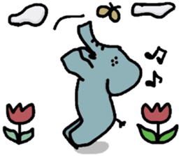 Sticker of the elephant sticker #6272480