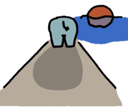 Sticker of the elephant sticker #6272483