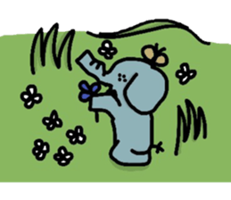 Sticker of the elephant sticker #6272485