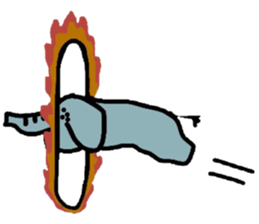 Sticker of the elephant sticker #6272487