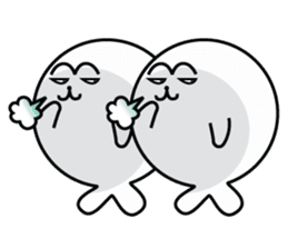 Twin round seals(ENG Ver) sticker #6272680