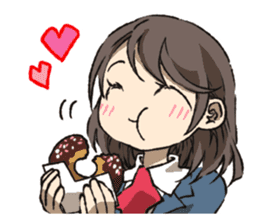 Cute high school girls sticker #6272953