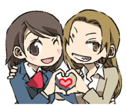 Cute high school girls sticker #6272954