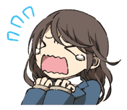 Cute high school girls sticker #6272963