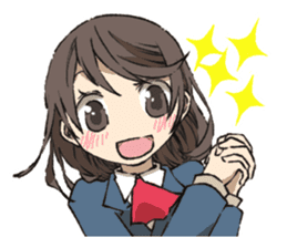 Cute high school girls sticker #6272965