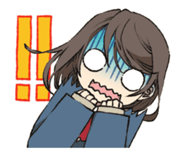 Cute high school girls sticker #6272969